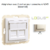 Adaptateur avec module 2 sorties pour connecteur RJ45 Logus 90442SPE Perle