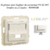 Enjoliveur pour Coupleur de connecteurs FO SC APC Simplex ou LC Duplex Logus 90449SBR Blanc