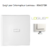 Doigt pour interrupteur lumineux LOGUS 90602TBR Blanc