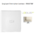 Doigt pour interrupteur lumineux LOGUS 90602TMF Ivoire