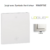 Doigt pour interrupteur avec symbole 2 ventillateurs LOGUS 90609TGE