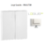 Doigt Double LOGUS 90611TBR Blanc
