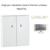 Doigt Double Fonction Lumineux Logus 90615TAL Alumine
