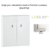 Doigt Double Fonction Lumineux Logus 90615TGE Glace