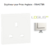 Enjoliveur pour prise de courant anglaise LOGUS 90642TBR Blanc