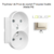 Enjoliveur pour Prise de courant française double avec protection Logus 90656TPE Perle