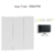 Doigt triple LOGUS 90661TPM Noir MAT
