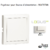 Enjoliveur pour source d'alimentation logus90 90670TBR Blanc