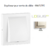 Enjoliveur rosette sortie de câble LOGUS 90671TPE Perle