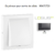 Enjoliveur rosette sortie de câble LOGUS 90671TIS Gris