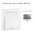 Enjoliveur rosette sortie de câble LOGUS 90671TAL Alumine