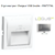 Enjoliveur pour double chargeur usb LOGUS 90673TAL Alumine