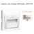 Enjoliveur pour double chargeur usb LOGUS 90673TPE Perle