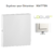 Enjoliveur pour obturateur Logus 90677TBR Blanc