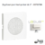 Enjoliveur pour haut parleur 2'' logus90 90710TBR Blanc