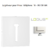 Enjoliveur pour prise de téléphone Française T8 Logus 90718TBR Blanc