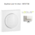 Enjoliveur pour variateur LOGUS 90721TGE Glace