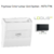 Enjoliveur pour interrupteur card-system LOGUS 90731TPM Noir MAT