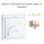 Enjoliveur pour interrupteur Card System Logus 90 90733TPE Perle