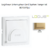 Enjoliveur pour interrupteur Card System Logus 90 90733TDU Doré