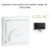 Enjoliveur pour interrupteur Card System Logus 90 90733TPM Noir MAT