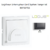Enjoliveur pour interrupteur Card System Logus 90 90733TIS Gris