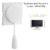 Enjoliveur pour poussoir à cordon LOGUS 90741TPM Noir MAT