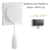 Enjoliveur pour poussoir à cordon LOGUS 90741TIS Gris