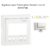 Enjoliveur pour interrupteur horaire 1 circuit LOGUS 90743TBR Blanc