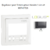 Enjoliveur pour interrupteur horaire 1 circuit LOGUS 90743TIS Gris