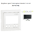 Enjoliveur pour interrupteur horaire 1 circuit LOGUS 90743TPM Noir MAT