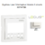 Enjoliveur pour interrupteur horaire 2 circuits LOGUS 90744TBR Blanc