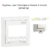 Enjoliveur pour interrupteur horaire 2 circuits LOGUS 90744TGE Glace