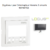 Enjoliveur pour interrupteur horaire 2 circuits LOGUS 90744TIS Gris