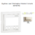 Enjoliveur pour interrupteur horaire 2 circuits LOGUS 90744TPE Perle