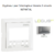 Enjoliveur pour interrupteur horaire 2 circuits LOGUS 90744TAL ALumine