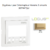 Enjoliveur pour interrupteur horaire 2 circuits LOGUS 90744TDU Doré