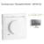Enjoliveur pour thermostat rotatif Logus 90 90746TAL Alumine
