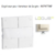 Enjoliveur pour Variateur RLC de doigts Logus 90 90747TMF Ivoire