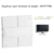 Enjoliveur pour Variateur RLC de doigts Logus 90 90747TPM Noir MAT