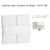 Enjoliveur pour Variateur RLC de doigts Logus 90 90747TBR Blanc