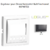 Enjoliveur pour Chonothermostat Logus 90748 TIS Gris