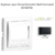 Enjoliveur pour Chonothermostat Logus 90748 TPM Noir MAT