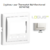 Enjoliveur pour Chonothermostat avec capteur IR Logus 90749 TGE Glace