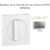 Enjoliveur pour Va-et-vient rotatif avec indication I,0,II Logus 90760 TAL Alumine