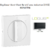 Enjoliveur pour Va-et-vient rotatif avec indication I,0,II Logus 90760 TPM Noir MAT
