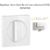 Enjoliveur pour Va-et-vient rotatif avec indication I,0,II Logus 90760 TGE Glace