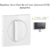 Enjoliveur pour Va-et-vient rotatif avec indication I,0,II Logus 90760 TIS Gris
