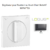 Enjoliveur pour va-et-vient et poussoir rotatif Logus 90761 TIS Gris