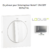 Enjoliveur pour Interrupteur rotatif Logus 90762TAL Alumine